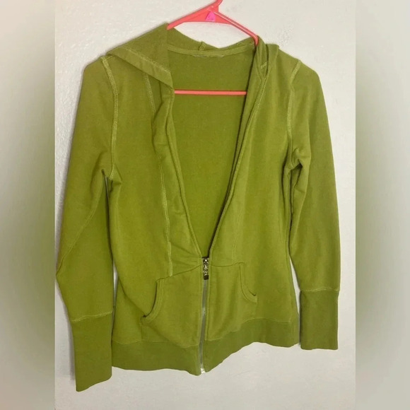 Soundgirl Chartreuse Zip Up Jacket Estimated Size Small - Picture 2 of 5